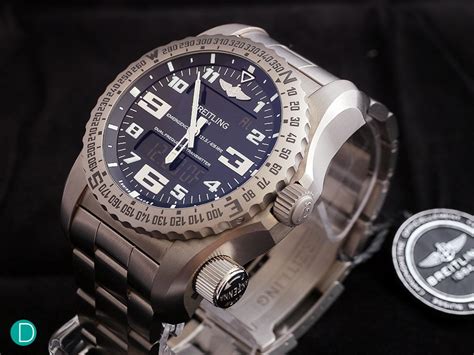 2e hands breitling emergency|Breitling emergency 2 watch review.